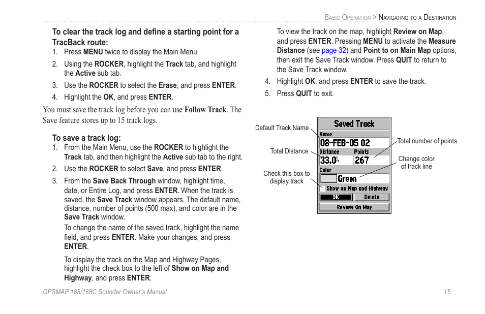 Garmin GPSMAP 188C Sounder User Manual | Page 21 / 126