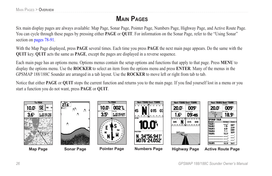 Garmin GPSMAP 188C Sounder User Manual | Page 32 / 126