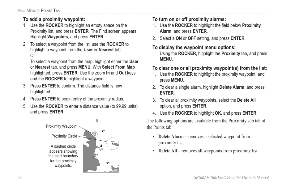 Garmin GPSMAP 188C Sounder User Manual | Page 58 / 126