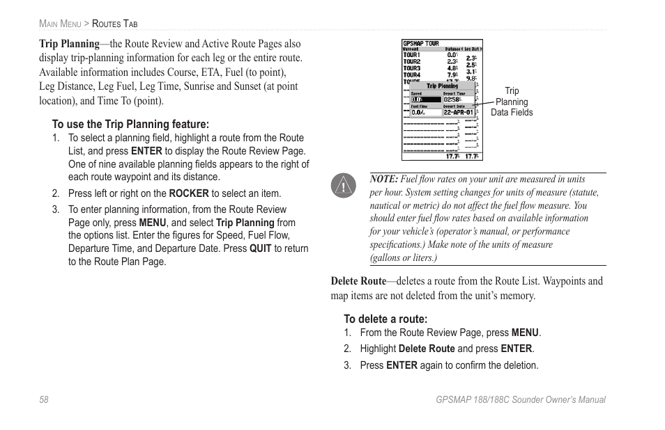 Garmin GPSMAP 188C Sounder User Manual | Page 64 / 126