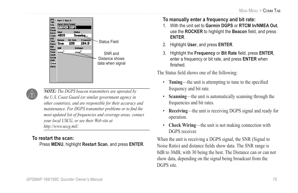Garmin GPSMAP 188C Sounder User Manual | Page 81 / 126
