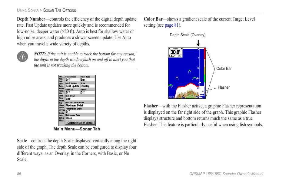 Garmin GPSMAP 188C Sounder User Manual | Page 92 / 126