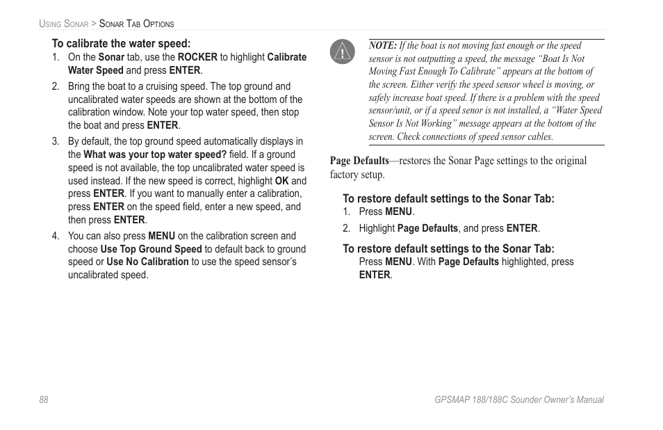 Garmin GPSMAP 188C Sounder User Manual | Page 94 / 126