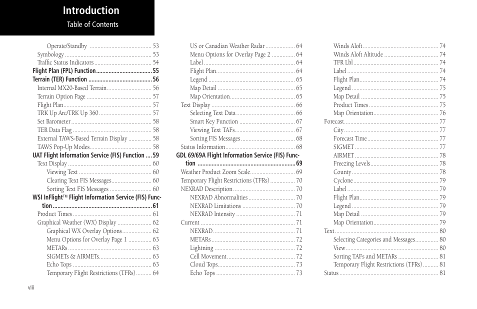 Introduction | Garmin MX20 User Manual | Page 10 / 152