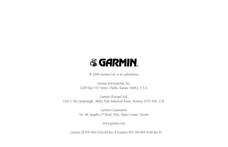 Garmin MX20 User Manual | Page 152 / 152