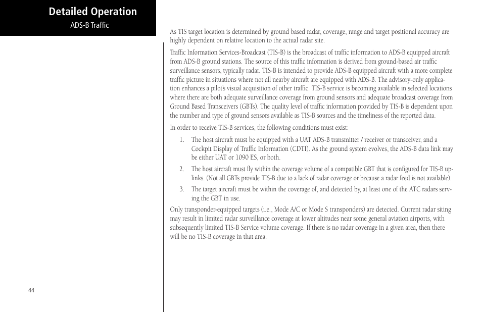 Detailed operation | Garmin MX20 User Manual | Page 56 / 152
