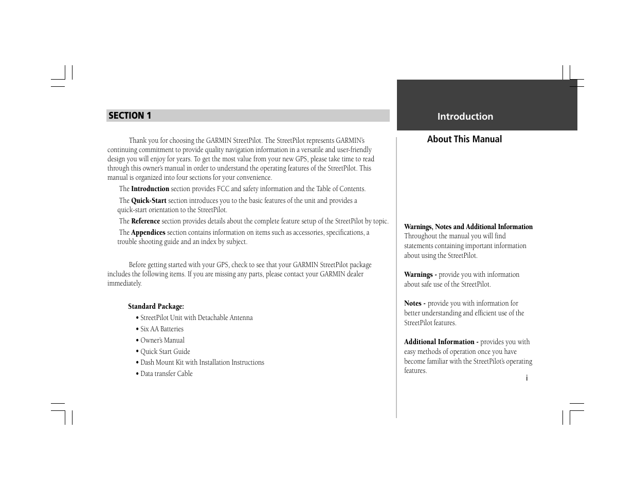 Garmin StreetPilot User Manual | Page 3 / 88