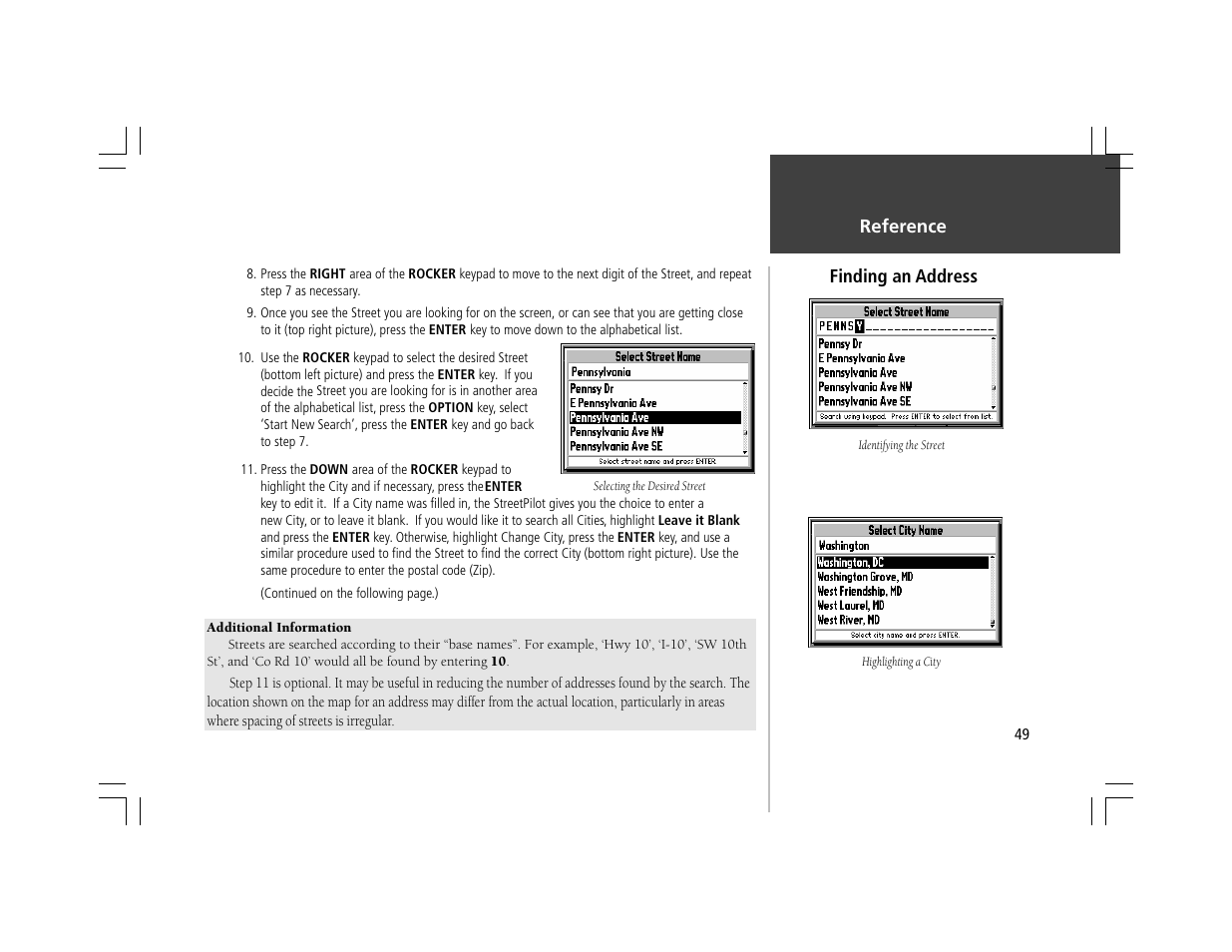 Garmin StreetPilot User Manual | Page 59 / 88