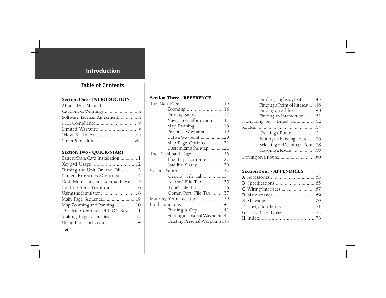 Garmin StreetPilot User Manual | Page 8 / 88