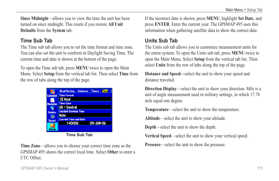 Garmin GPSMAP 495 User Manual | Page 121 / 179