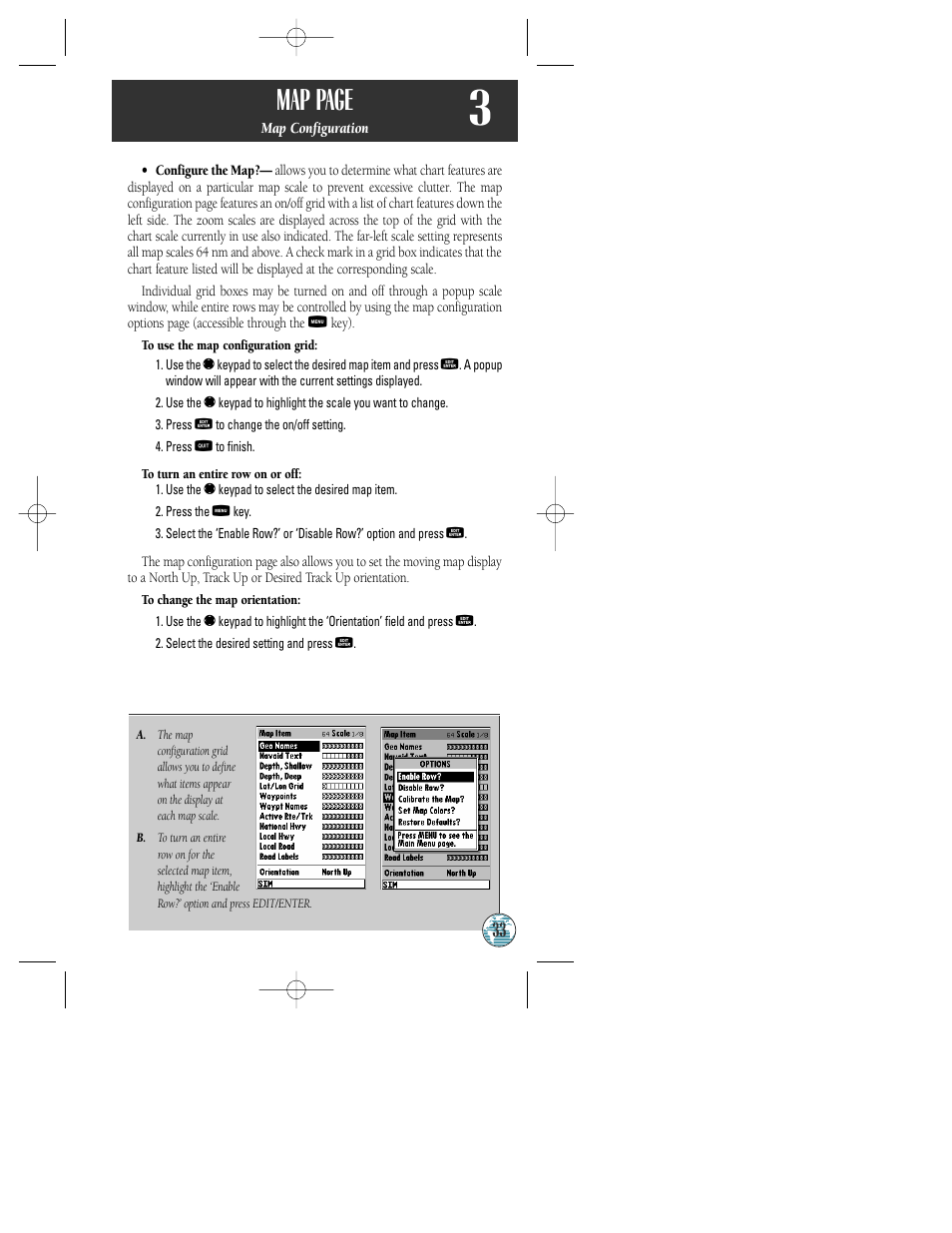 Map page | Garmin GPSMAP 175 User Manual | Page 37 / 100