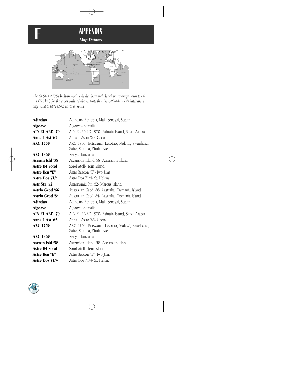 Appendix | Garmin GPSMAP 175 User Manual | Page 88 / 100