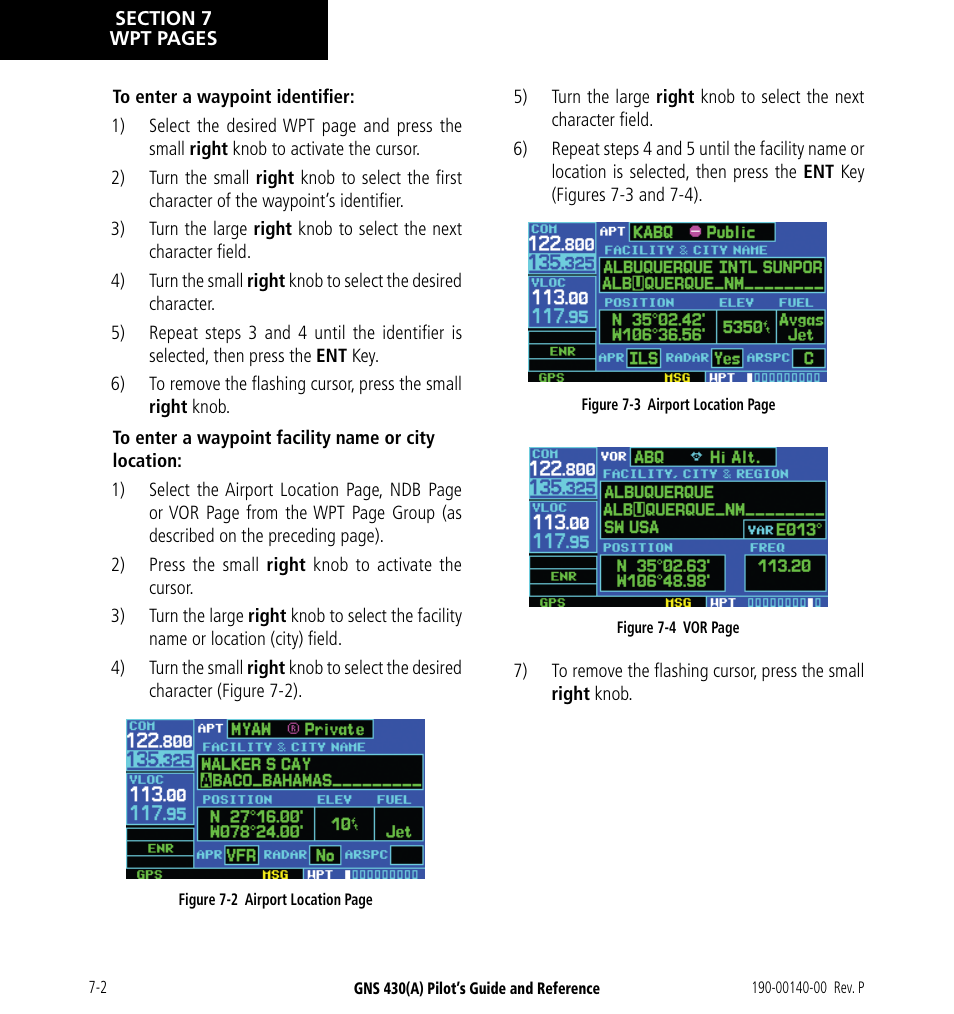 Garmin GNS 430 User Manual | Page 118 / 266