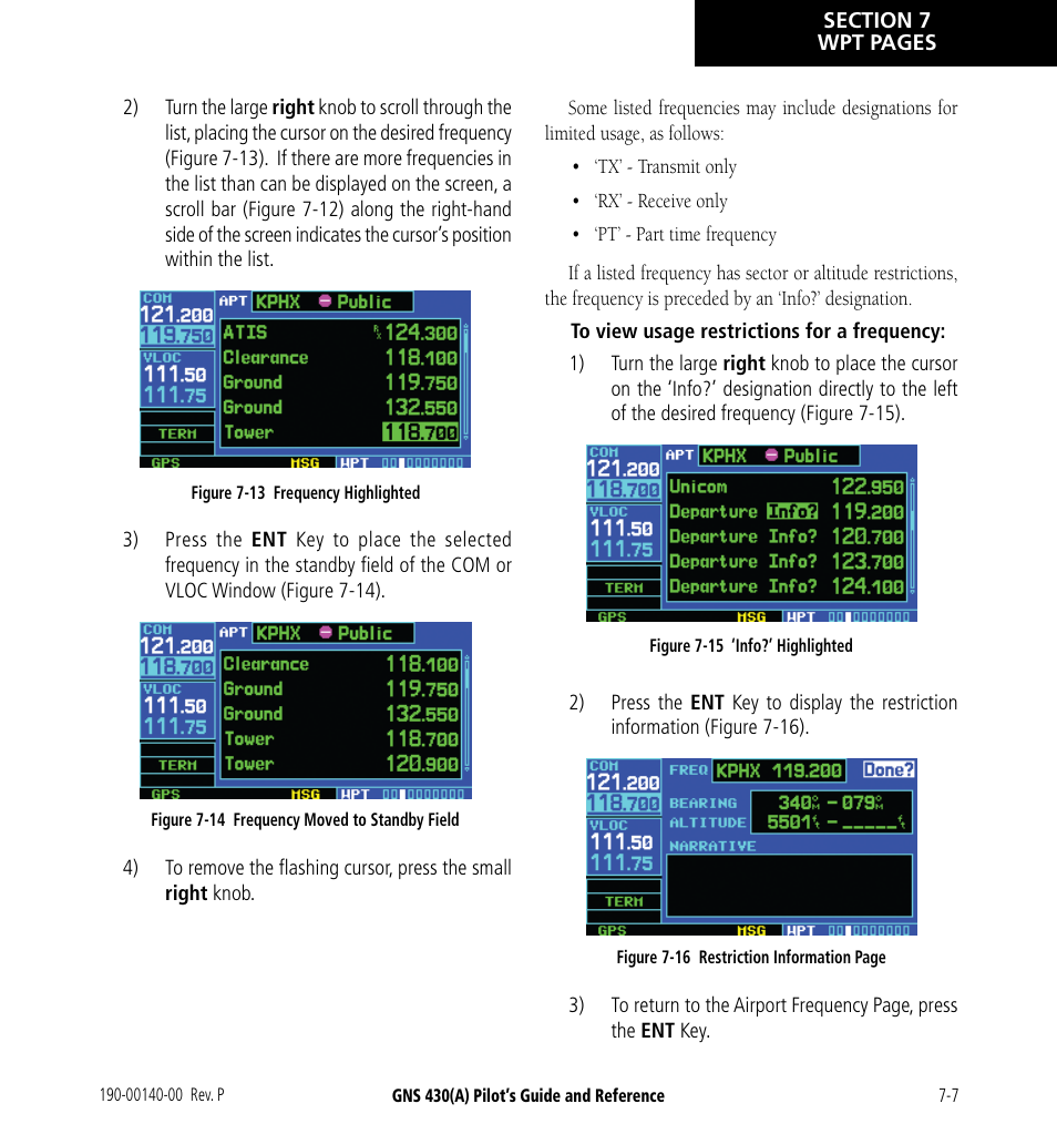 Garmin GNS 430 User Manual | Page 123 / 266