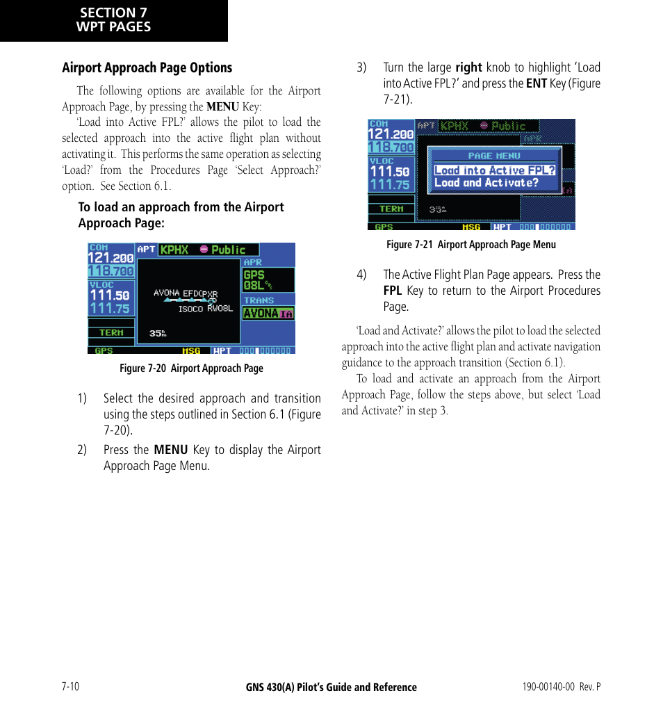 Garmin GNS 430 User Manual | Page 126 / 266