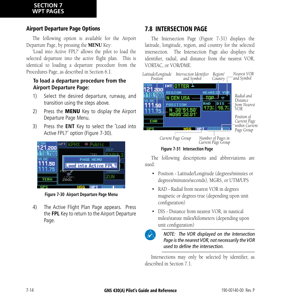 Garmin GNS 430 User Manual | Page 130 / 266