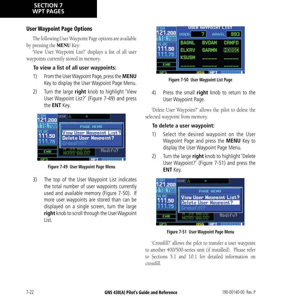 Garmin GNS 430 User Manual | Page 138 / 266