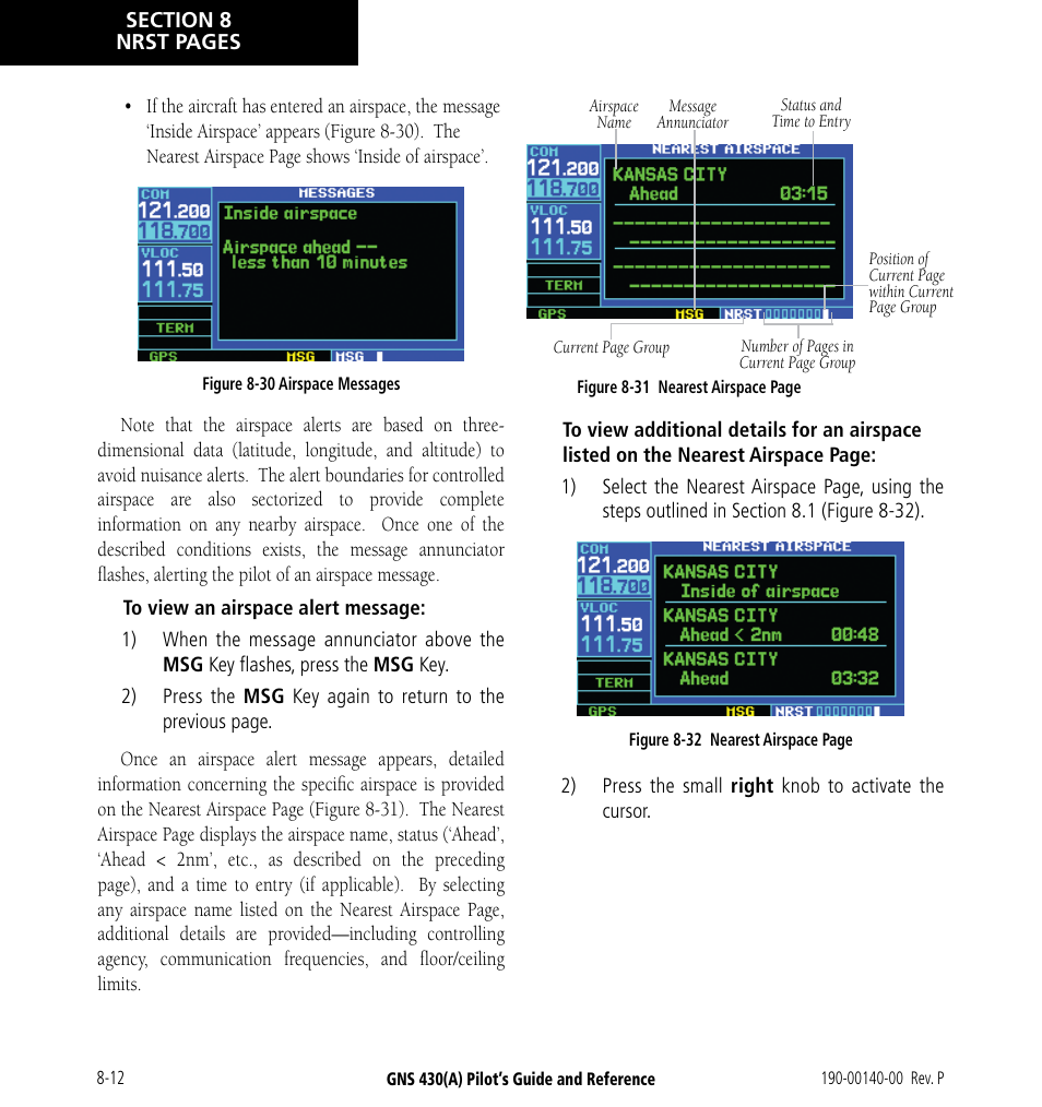 Garmin GNS 430 User Manual | Page 152 / 266