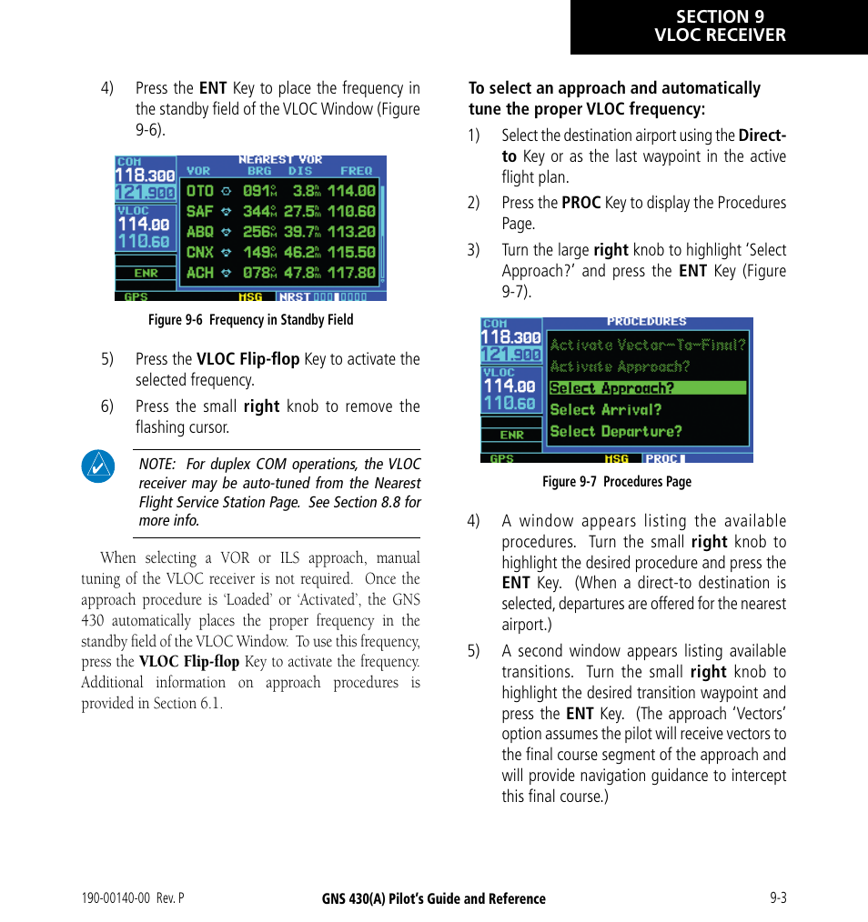 Garmin GNS 430 User Manual | Page 157 / 266