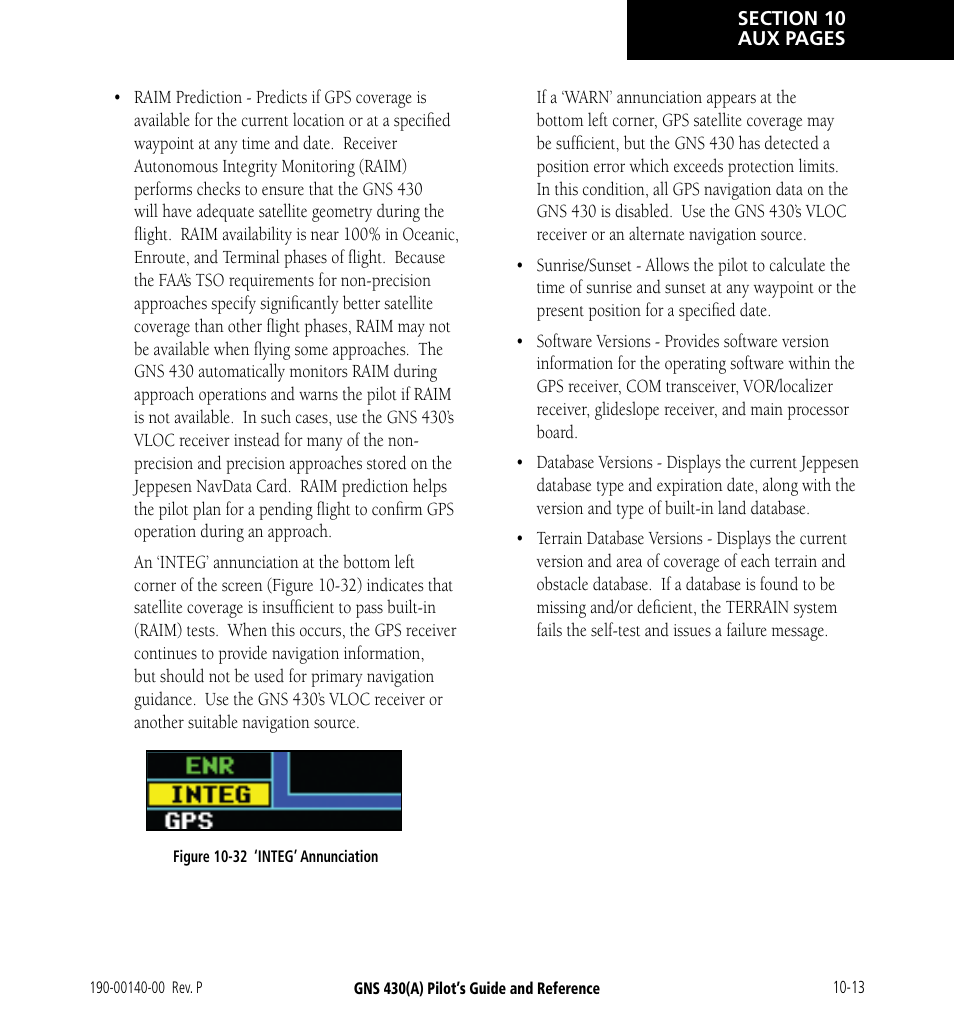 Garmin GNS 430 User Manual | Page 171 / 266