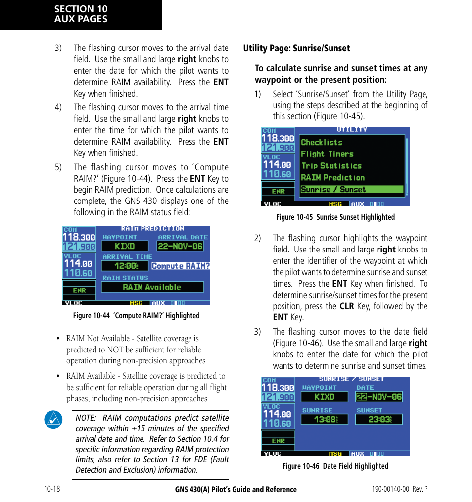 Garmin GNS 430 User Manual | Page 176 / 266