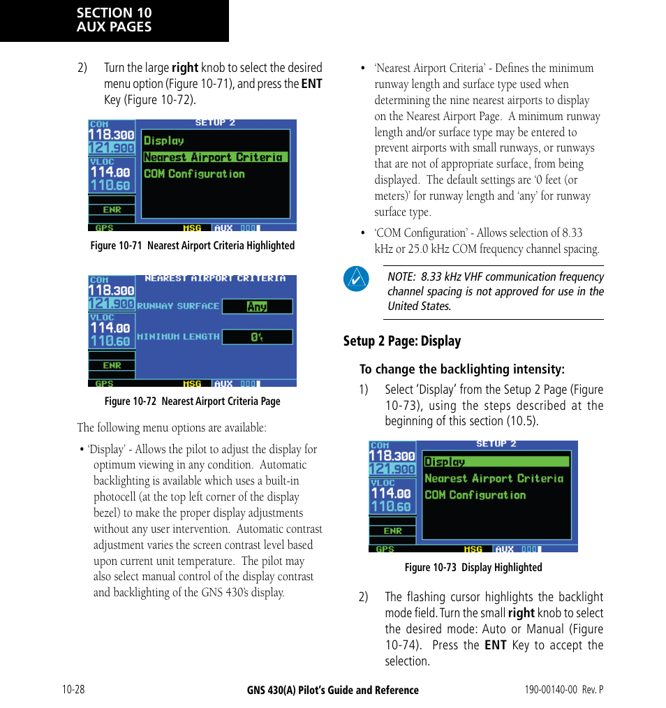 Garmin GNS 430 User Manual | Page 186 / 266