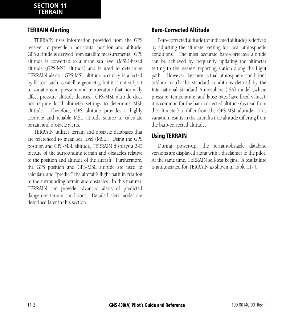 Garmin GNS 430 User Manual | Page 190 / 266