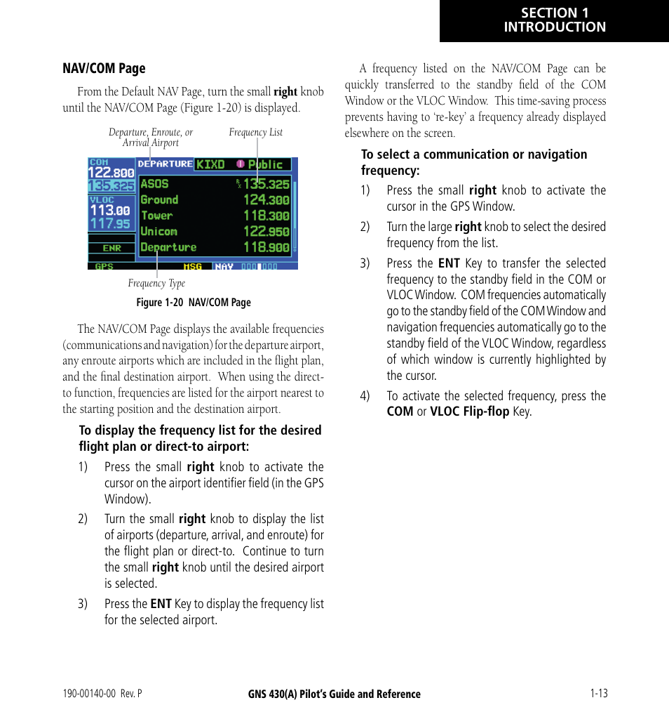 Garmin GNS 430 User Manual | Page 21 / 266