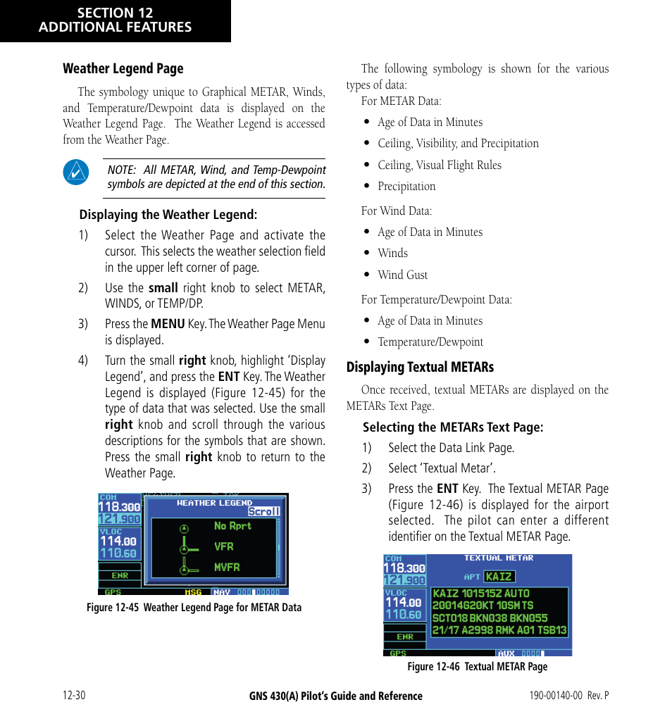 Garmin GNS 430 User Manual | Page 228 / 266