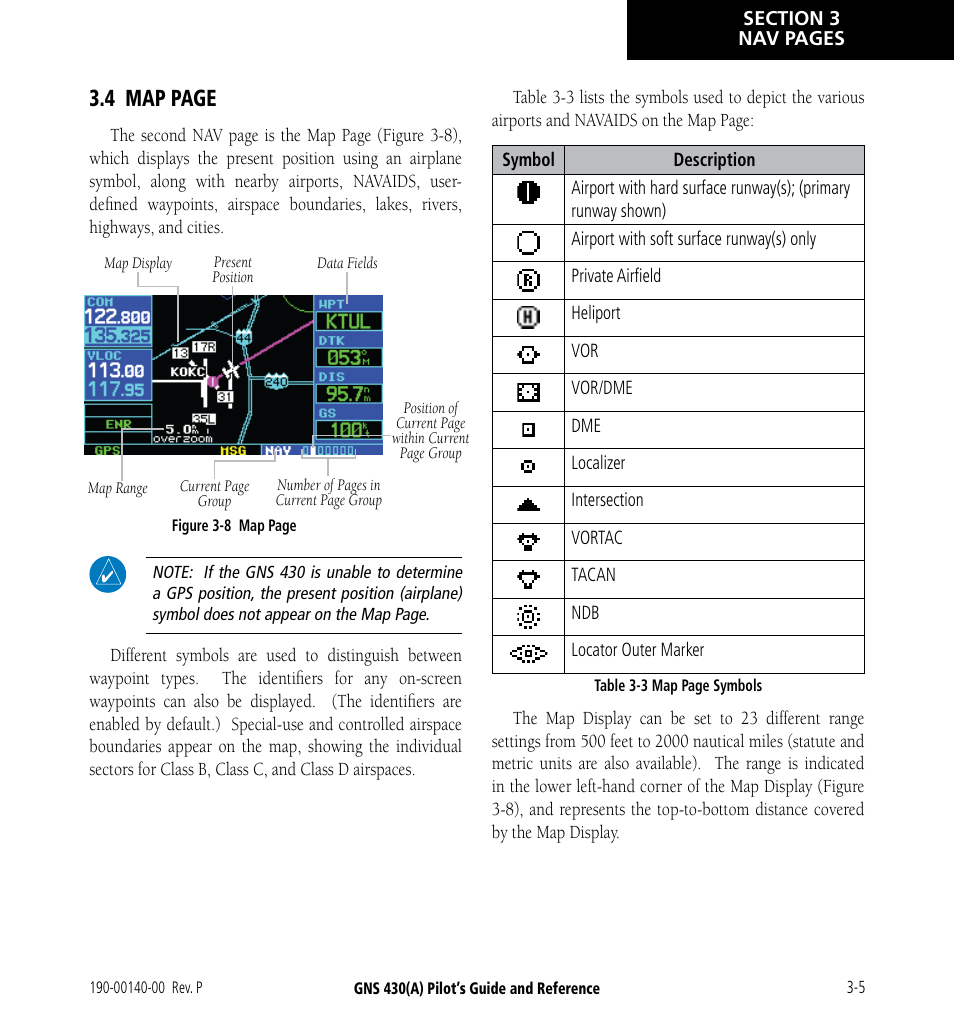 4 map page | Garmin GNS 430 User Manual | Page 39 / 266