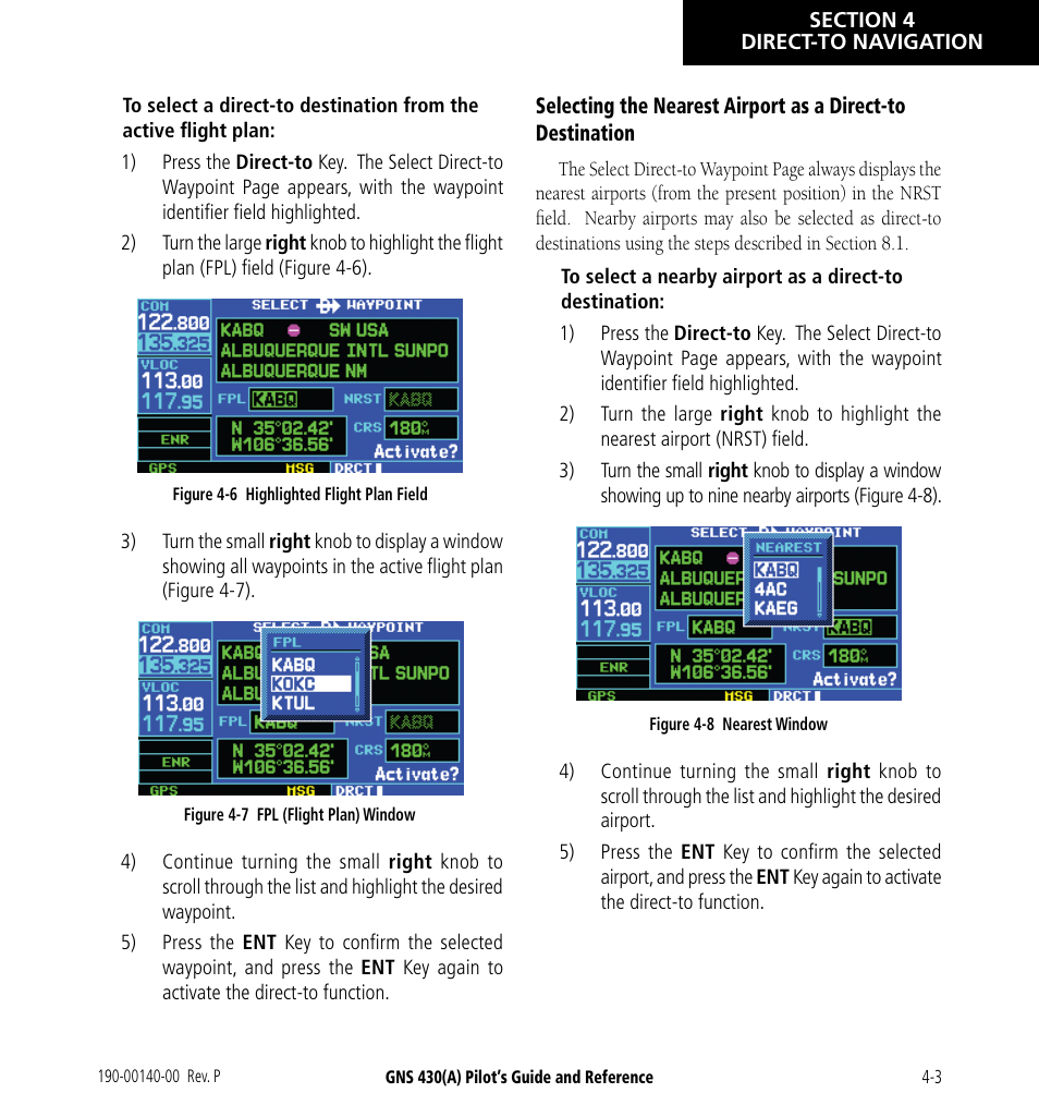 Garmin GNS 430 User Manual | Page 63 / 266