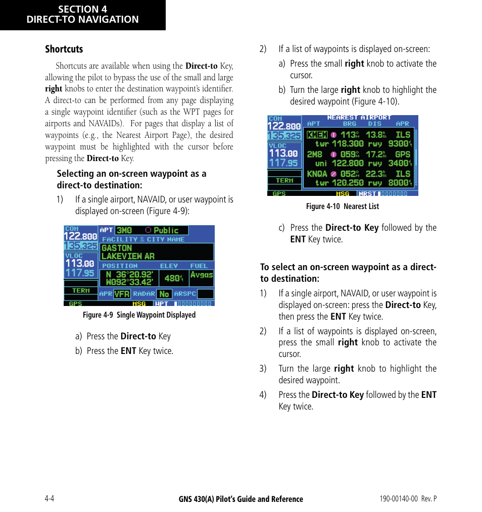 Garmin GNS 430 User Manual | Page 64 / 266