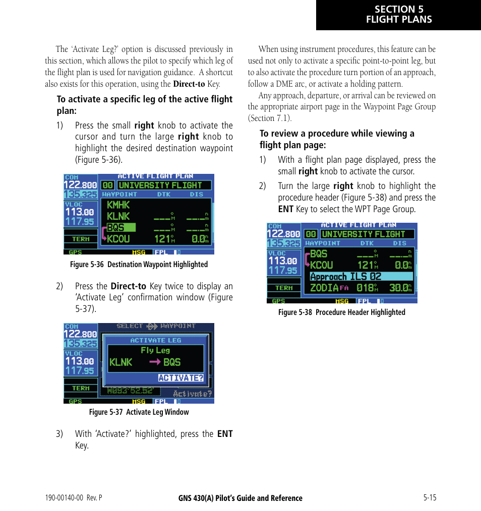 Garmin GNS 430 User Manual | Page 81 / 266