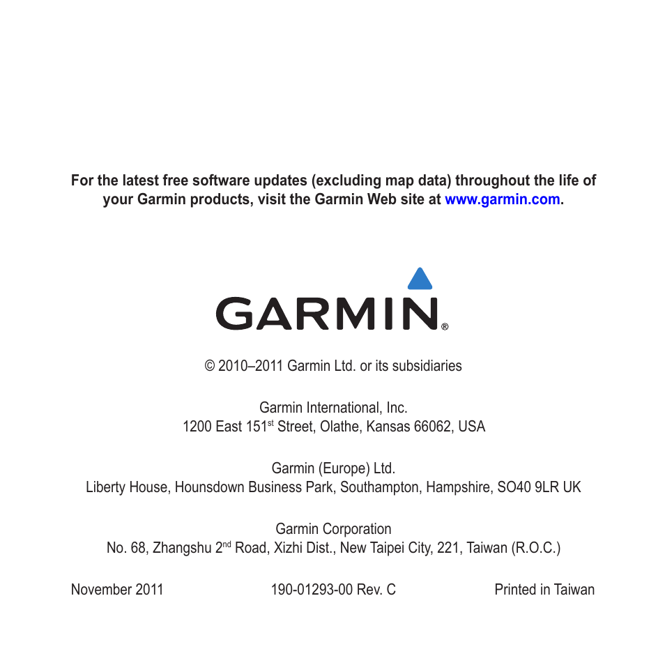 Garmin GTU 10 User Manual | Page 16 / 16