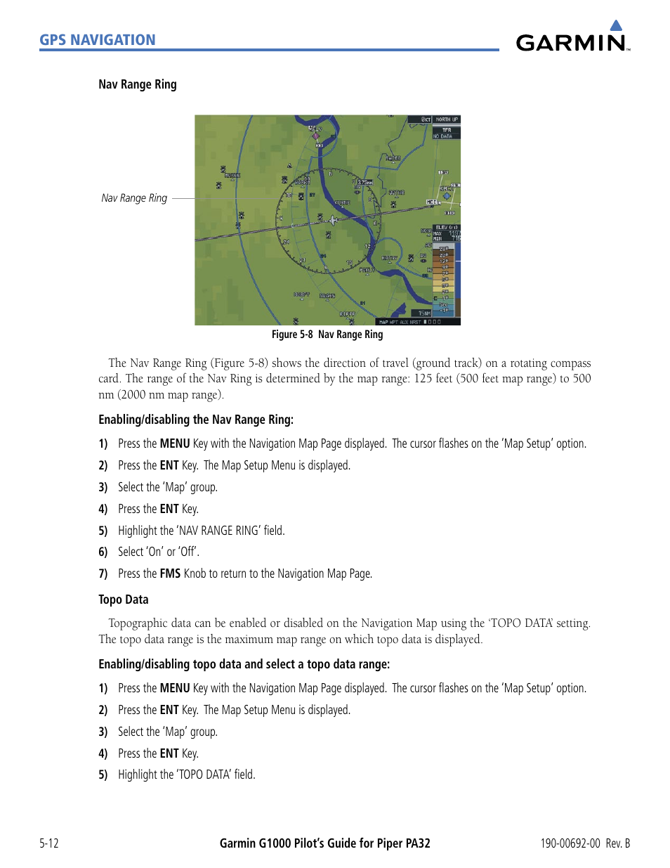 Garmin G1000 Piper PA32 User Manual | Page 146 / 450