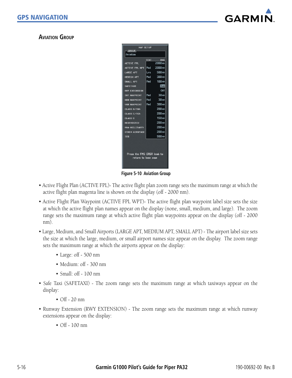 Garmin G1000 Piper PA32 User Manual | Page 150 / 450