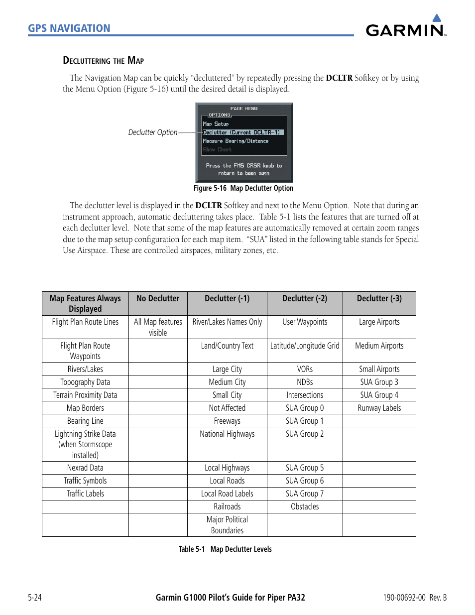 Gps navigation | Garmin G1000 Piper PA32 User Manual | Page 158 / 450