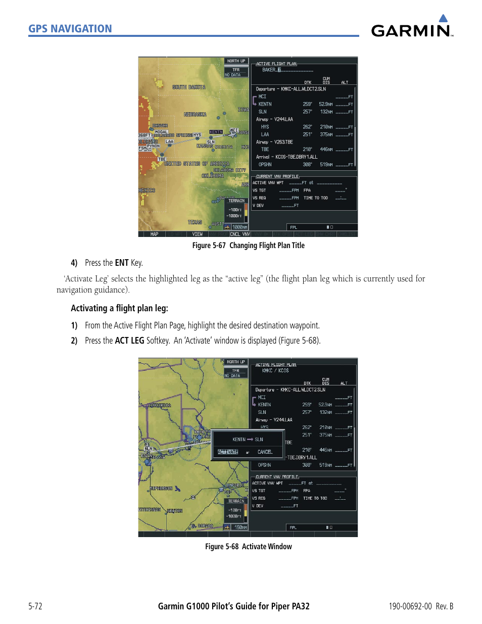 Garmin G1000 Piper PA32 User Manual | Page 206 / 450