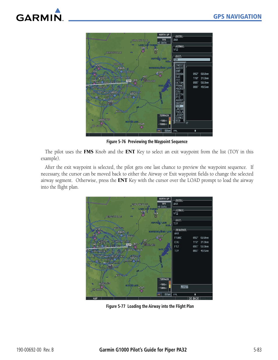 Garmin G1000 Piper PA32 User Manual | Page 217 / 450