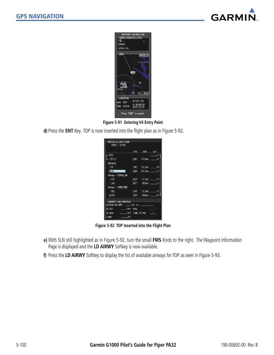 Garmin G1000 Piper PA32 User Manual | Page 234 / 450