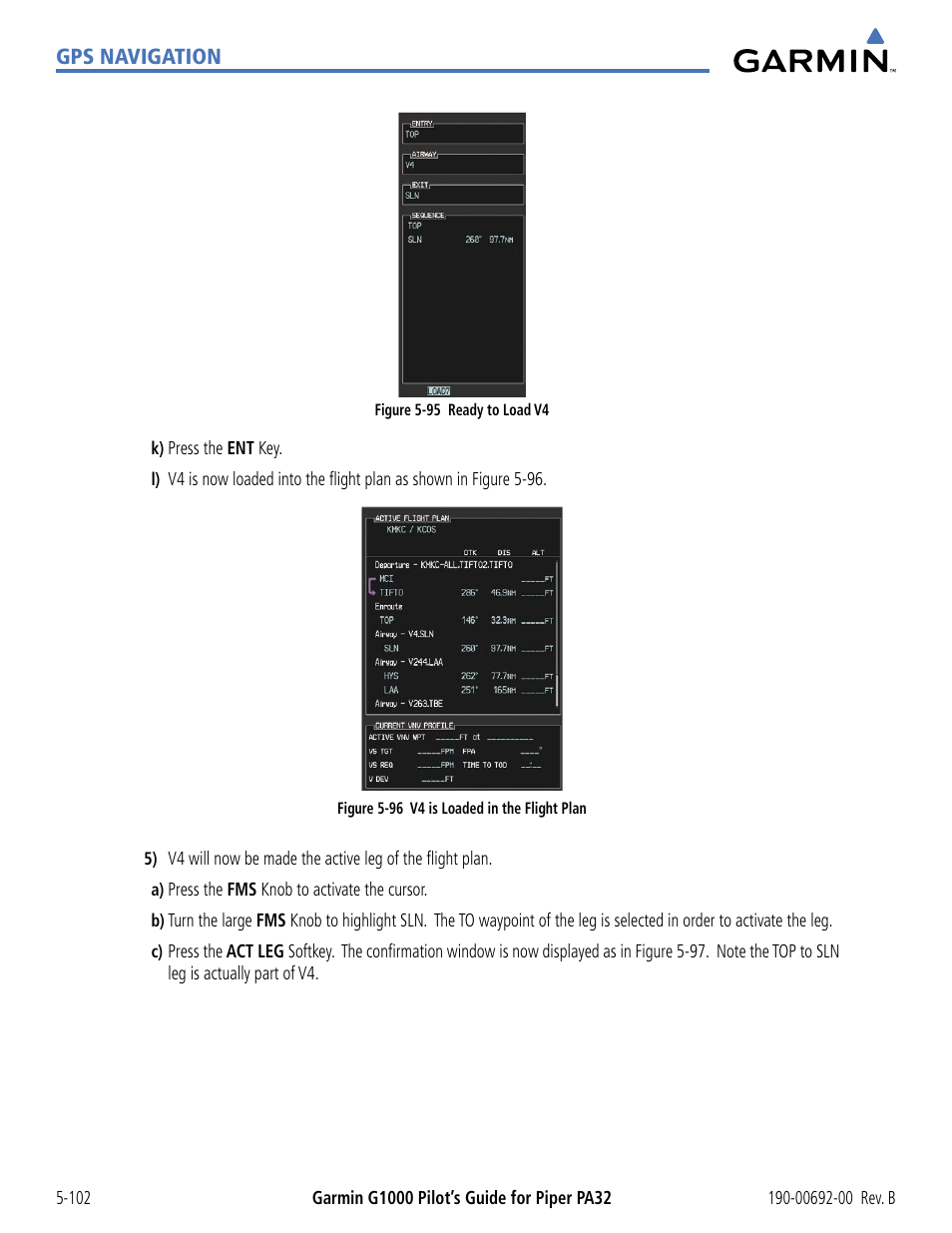 Garmin G1000 Piper PA32 User Manual | Page 236 / 450