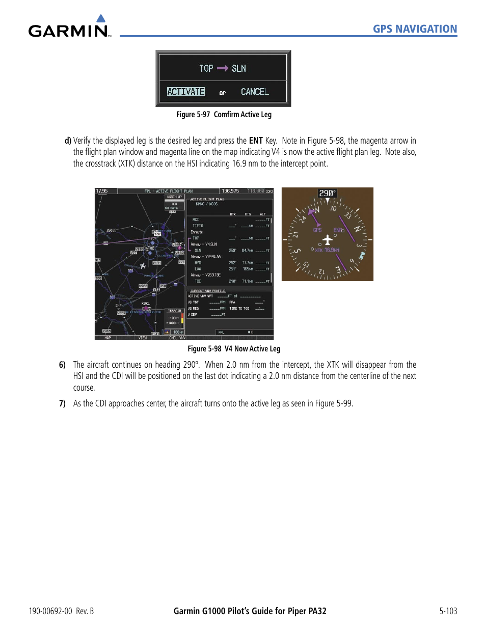 Garmin G1000 Piper PA32 User Manual | Page 237 / 450