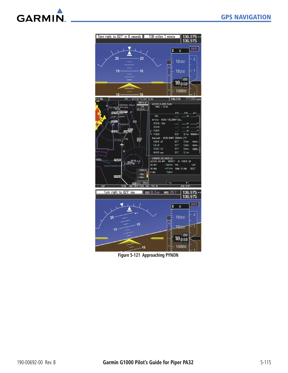 Garmin G1000 Piper PA32 User Manual | Page 249 / 450