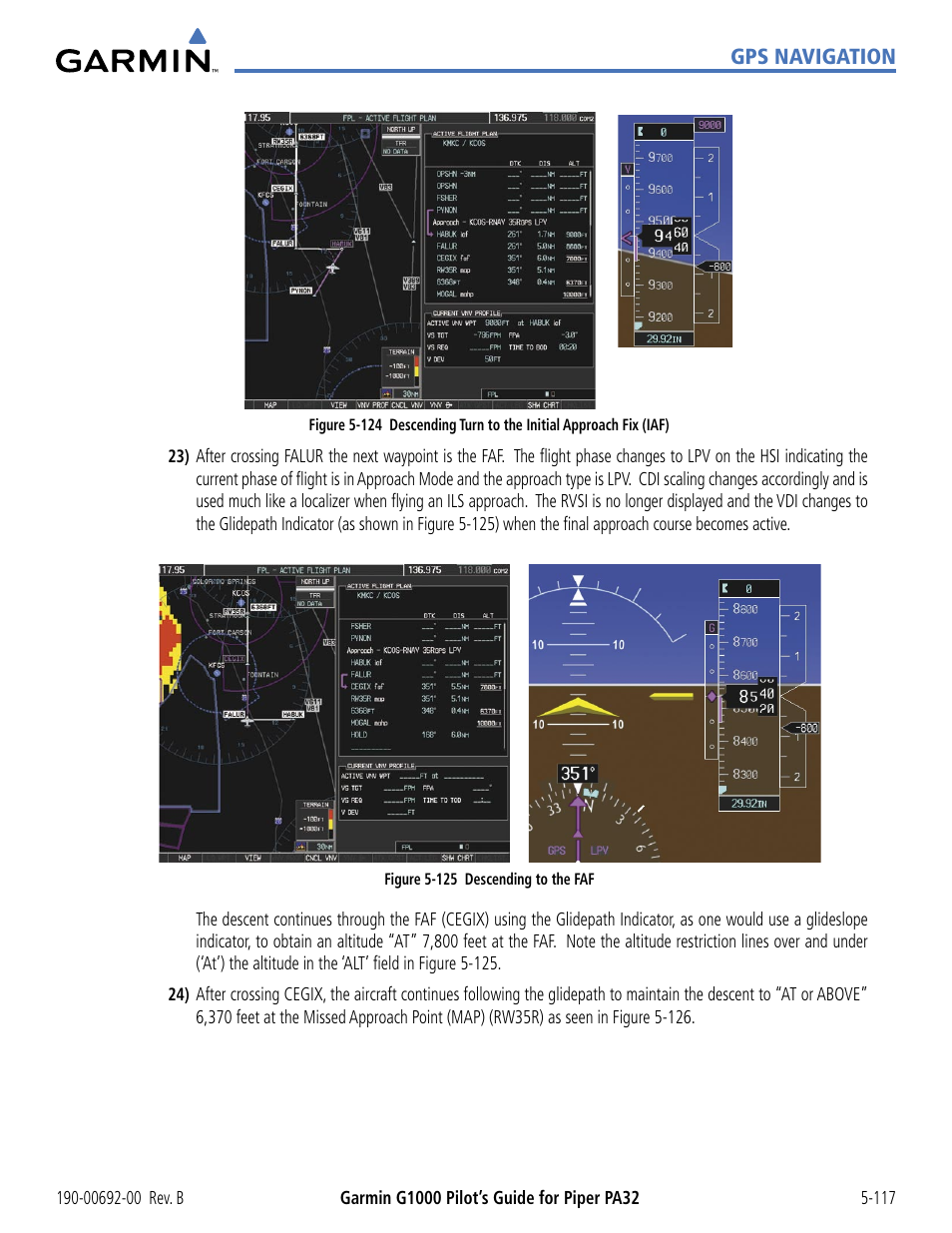 Garmin G1000 Piper PA32 User Manual | Page 251 / 450