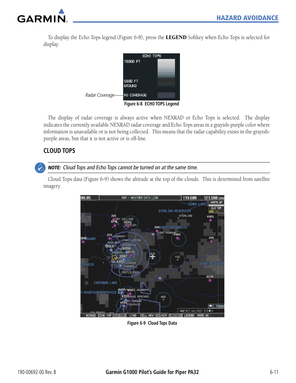 Garmin G1000 Piper PA32 User Manual | Page 291 / 450