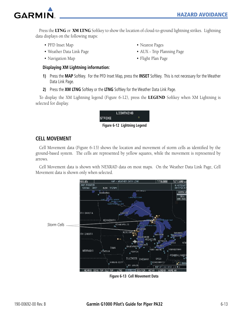 Garmin G1000 Piper PA32 User Manual | Page 293 / 450
