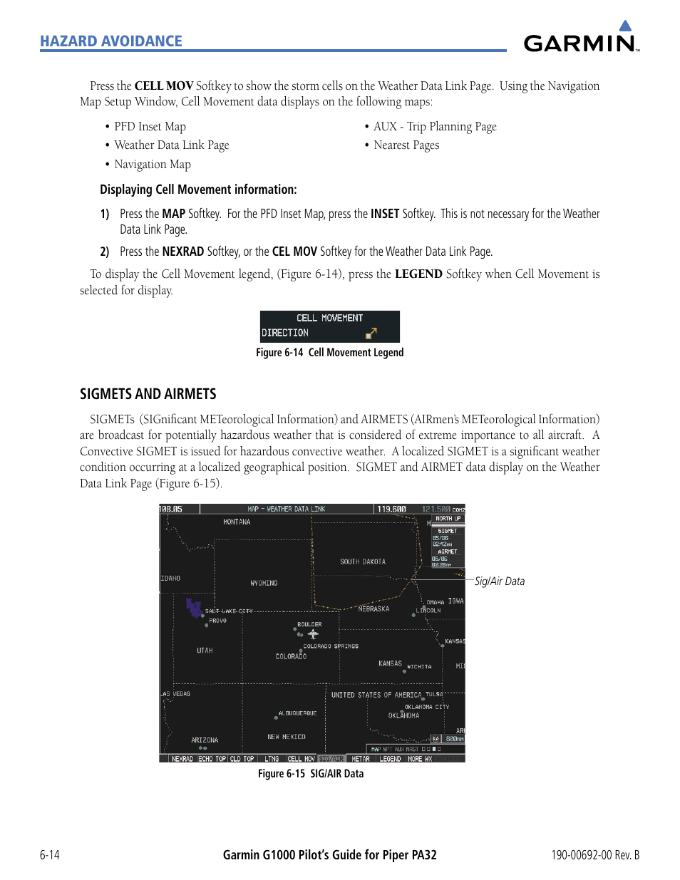 Garmin G1000 Piper PA32 User Manual | Page 294 / 450