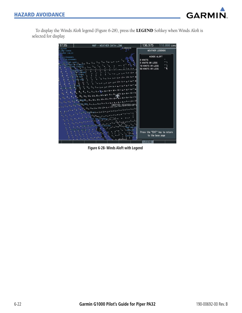 Garmin G1000 Piper PA32 User Manual | Page 302 / 450