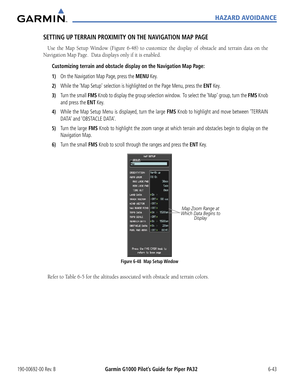 Garmin G1000 Piper PA32 User Manual | Page 323 / 450