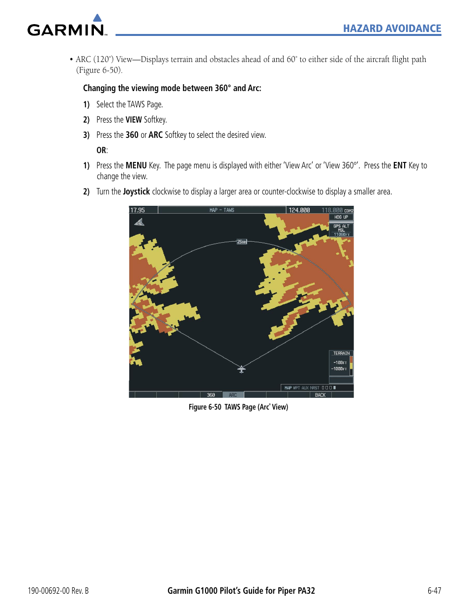 Garmin G1000 Piper PA32 User Manual | Page 327 / 450